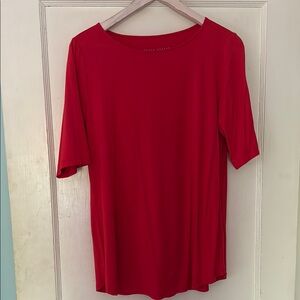 Susan Graver Weekend Relaxed Elbow Sleeve Tunic sz XS